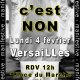 MANITEUF - Tous à Versailles le 4 février